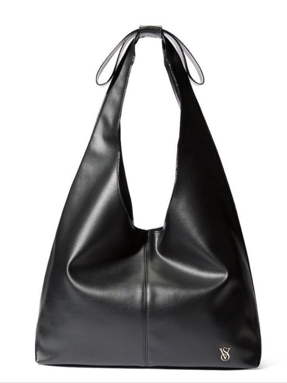 Victoria's Secret Bow Tote Bag Black NWT